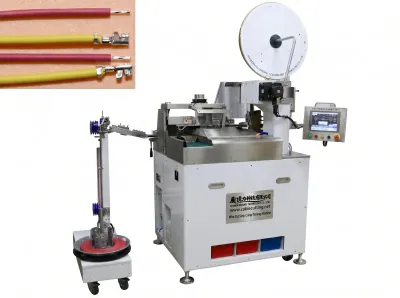 Automatic Wire Cut Strip Crimp Tinning Machine 501S Thumb