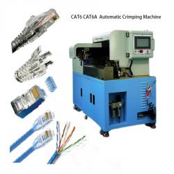 Automatic Crystal Head Crimping Machine With Sheathed Cables WPM-CAT6A