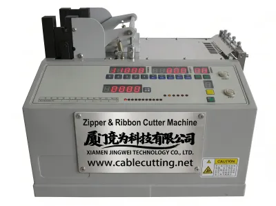 Automatic Zipper & Ribbon Cutter Machine 120pcs/min WPM-850 - Cut-Off Machine
