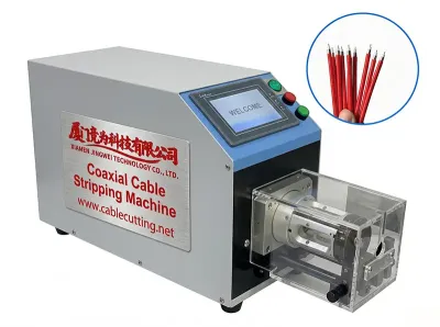 Automatic Coaxial & Medical Wire Stripping Machine WPM-6806D