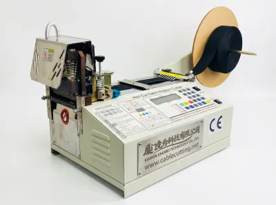 Automatic Hot Cut Satin Ribbon Cutter for Fabric WPM-890S - Cut-Off Machine