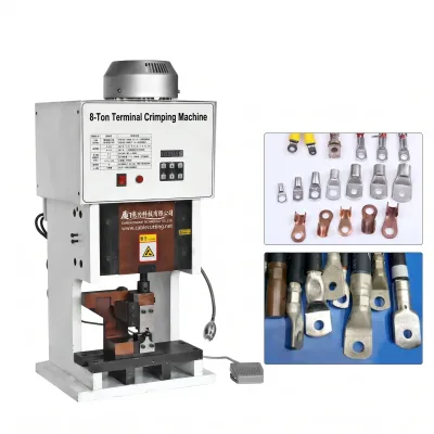 Mute Terminal Crimping Machine 8KN 220V Industrial WPM-8000S - Terminal Crimping Machine