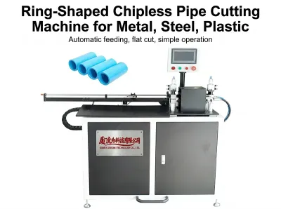 Ring-Shaped Chipless Pipe Cutting Machine for Metal, Steel, Plastic WPM-3100 - Cut-Off Machine