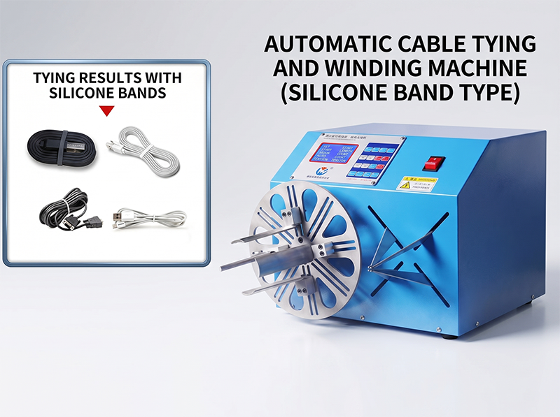 USB Audio Earphone Cable Winder Machine WPM-K-289 for Video Cables