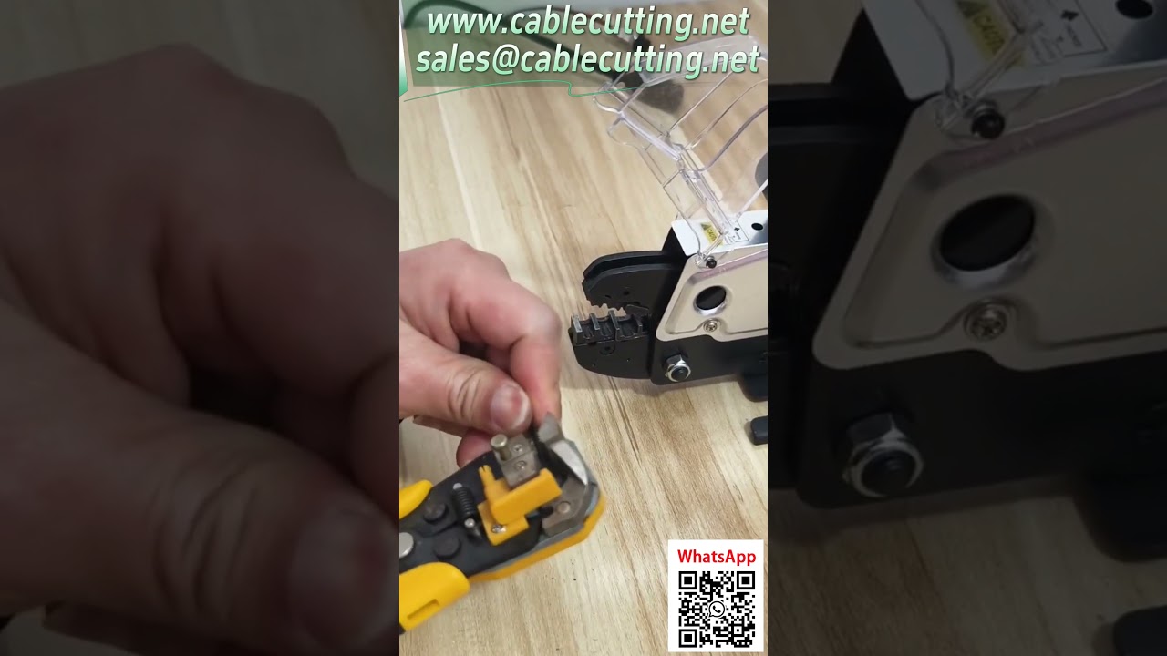 多功能氣動式端子壓接機展示 #工廠實拍 #自動化