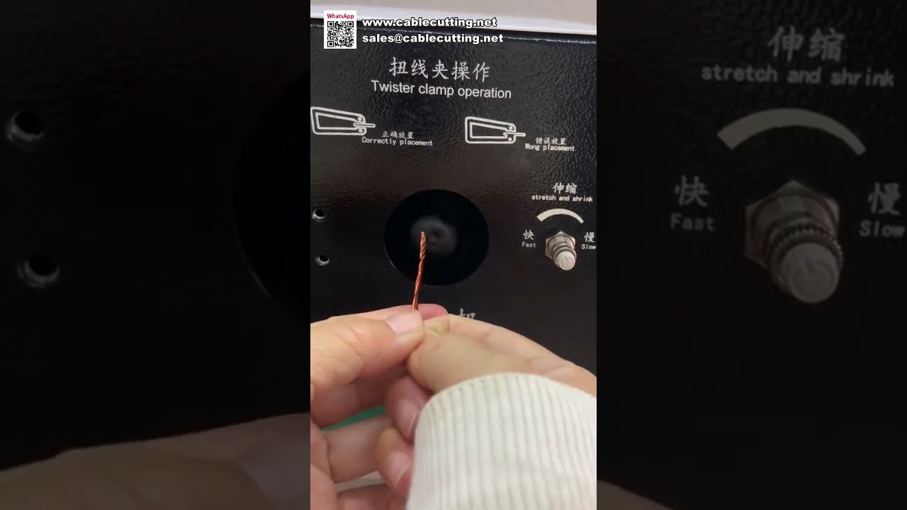 Pneumatic and Electric Wire Twisting Machine for Multi Strand Enameled Copper Wire