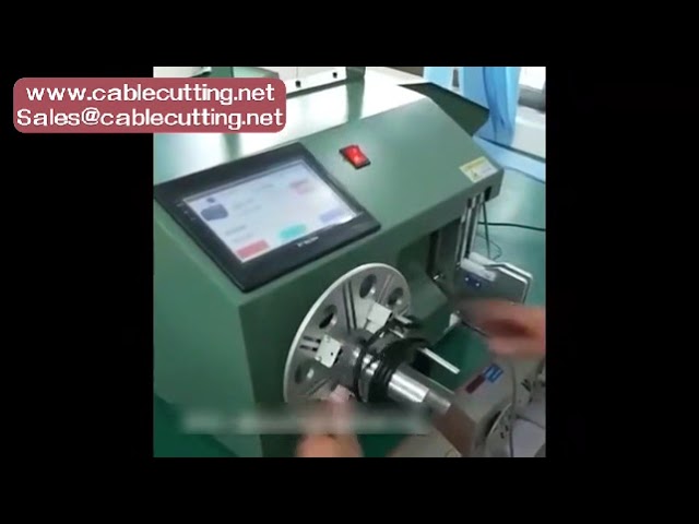 18 45 Wire Coil Winding and Binding Machine Middle Type Touch Screen Control System Semi Automatic W